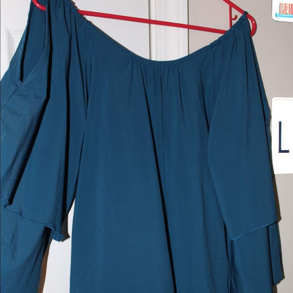 OPEN SHOULDER LEGGING DRESS / LONG SHIRT